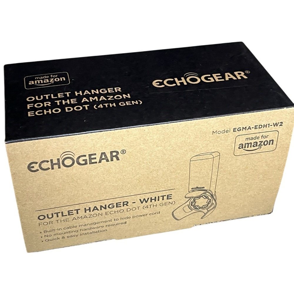 Echogear Outlet Hanger for Amazon Echo Dot 4th Generation New in box